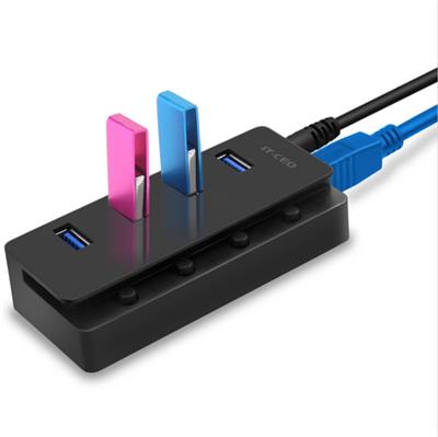 厂家直销 4口USB分线器HUB 3.0USB扩展坞高速传输集线器 一件代发