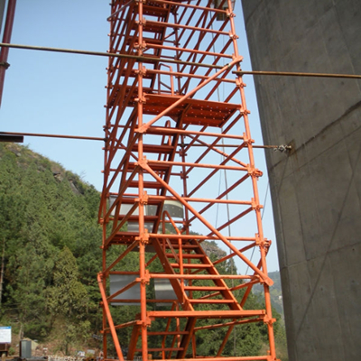 高墩施工爬梯 梯笼式爬梯 框架式爬梯