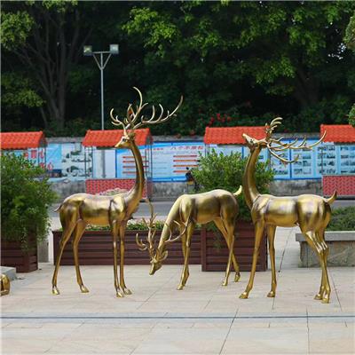 潮州马动物雕塑玻璃钢 安装固定