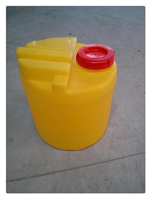 60升塑料加药箱 PE酸碱罐 60公斤剂量水箱 环保软化药箱 搅拌药箱