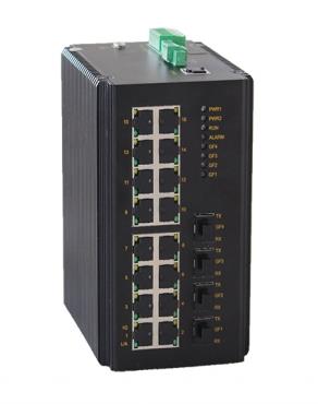 NLDK7720G-4GX工业级千兆4光16电网管型自愈环网交换机dc220v电力交换机