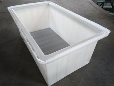 1500升塑料开口桶塑料鱼桶大型塑料方桶1500L大号塑料箱印染推布车
