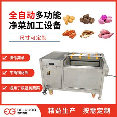 连云港水果蔬菜清洗机器设备 土豆清洗机图片和价格 可定制
