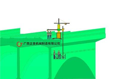 桥梁雨水管安装高空吊篮设备