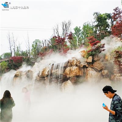 广西锦胜雾森提供生态别墅区造景负离子喷雾设备