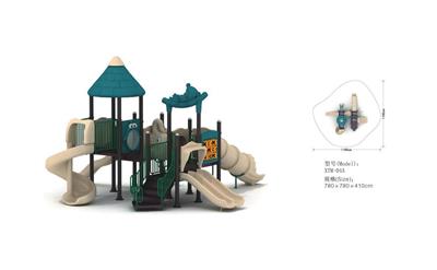 深圳滑梯组合，户外儿童游乐设施