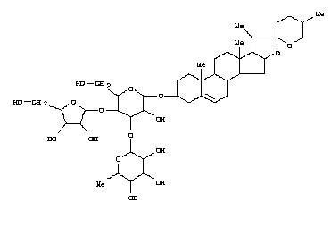 重楼皂苷II，CAS：76296-72-5|中药对照品厂家-成都格利普