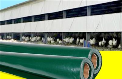 新款牛舍挡风布 PVC涂塑布卷帘篷布厂 养殖场卷帘设备供应