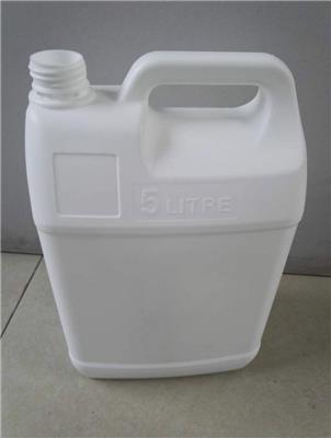 供应HDPE全新料5KG加厚食品级无塑化剂胶罐塑料方瓶扁壶