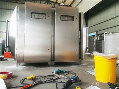 UV光解机 UV光氧废气处理环保设备光解催化净化烤喷漆房活性炭箱