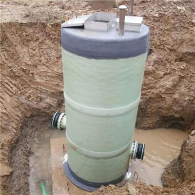 新疆玻璃钢预制泵站污水排放提升成套设备一体化污水杂质泵