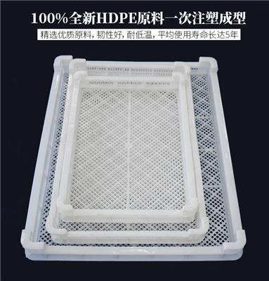 塑料单冻器1/2/3号方形晾晒筐 风干食品晾晒盘塑料单冻筐 烘干盘 