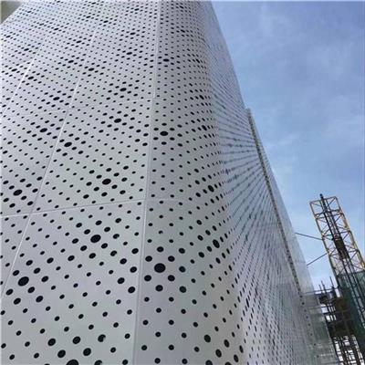 天津铝单板厂家 穿孔防护铝板