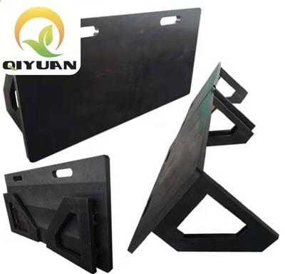 工程用防滑路基板铺路板黑色聚临时铺路垫板HDPE塑料路基板