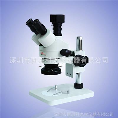 欢迎订购三目体视显微镜 接视频可拍照 高景深 PCB检测体式显微镜