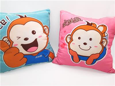 新款 欢跃猴抱枕 抱枕 靠枕 毛绒 创意 玩具源头厂家品牌