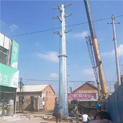 湘潭市多回路钢管杆Q345材质根据要求定做