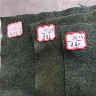 土工布生产厂家直销短丝聚酯土工布公路加筋养护用国标短丝土工布