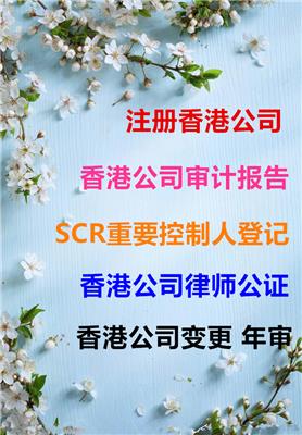 中国香港公司的有效年报资料和年审资料，其中包括中国香港公司注册证书、中国香港公司商业登记证