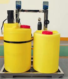 200升加箱溶药箱耐酸碱加药箱PE搅拌桶循环水自动加药装置