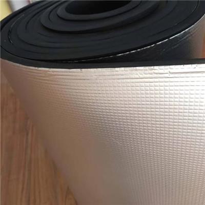 陕西省子长橡塑海绵板 风管保温橡塑板 b1级橡塑板 铝箔贴面橡塑厂家直销