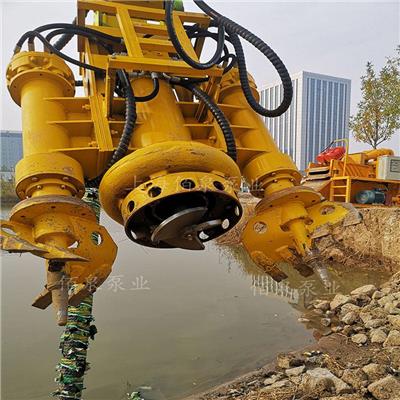 BJY上海佰泉-挖机勾机清淤泵-液压抽泥泵-耐磨排砂泵-内五星马达，不用通电