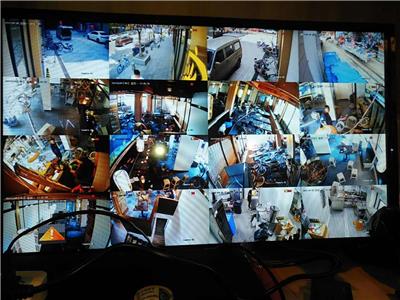 广州安防监控-海康监控录像机-16路千兆交换机-摄像头监控安装
