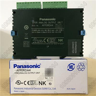 Panasonic/松下PLC 模拟量4路输出模块 AFP0RDA4 代替FP0-A04V/A04I