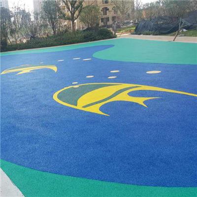惠州社区公园塑胶地面富特乐施工安装广场EPDM安全地胶