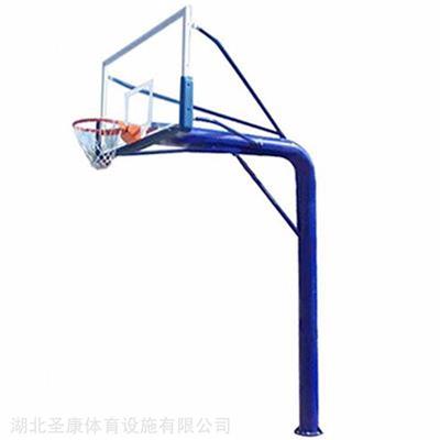 襄阳埋地式篮球架工艺 室外球场**单臂固定式篮球架批发