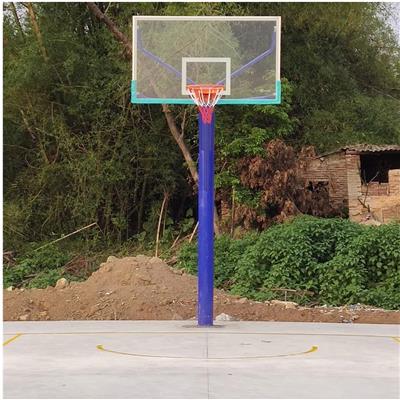 篮球架 圆管埋地篮球架 金陵篮球架批发 广州篮球架生产厂家