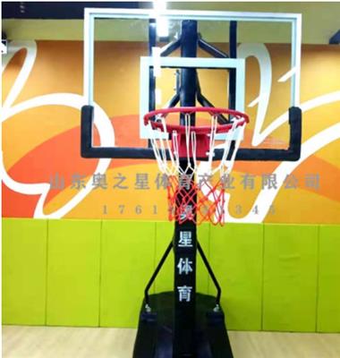 源头厂家生产定制小型*臂篮球架 标准仿液压平箱球架 室外学校运动器材用品大全
