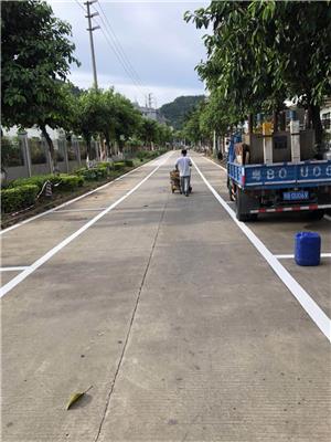 深圳公明道路热熔划线-停车位划线-消防通道划线-久丰