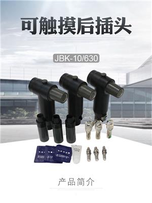 10KV欧式电缆后插头JBK-10/630电缆分支箱后接头T型可触摸屏蔽式
