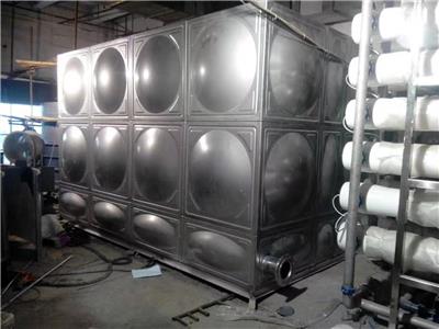 濮阳市不锈钢水箱生产 不锈钢储水水箱 外型整洁