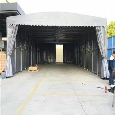 汉阳区定做推拉棚厂家销售活动雨棚 大型工地施工彩蓬 汽车停车棚