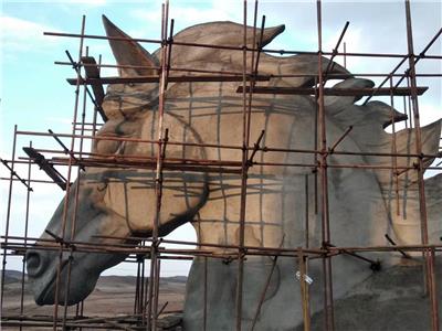 吉林市雕塑修复工艺砂岩喷泉雕塑