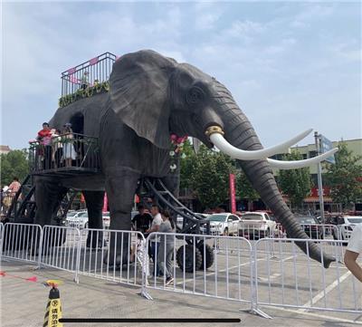 仿生机械大象可载人巡游，会动，会叫，全国展览