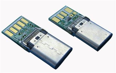 MINI USB SX双排20P公焊线式 半包型