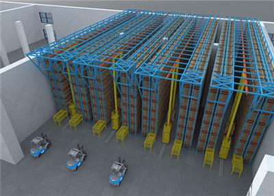 新能源汽车仓储立体式仓库货架 全自动化立体仓库