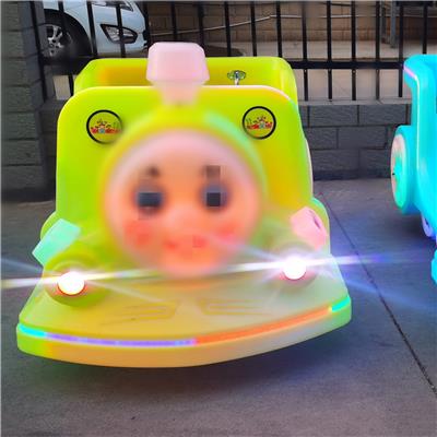 广场儿童户外玩具车碰碰车电动发光闪灯双人小火车游乐设备
