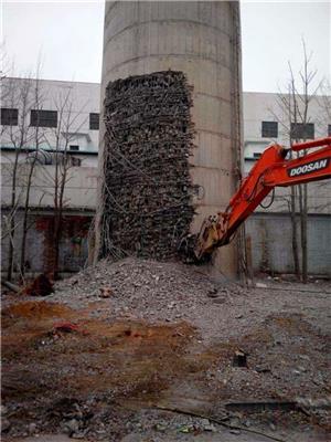 合肥砖混烟囱拆除公司/专业烟囱拆除公司