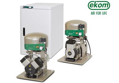 EKOM实验室静音型无油空气压缩机