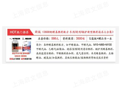 醇基汽油技术资料 欢迎咨询 上海启文信息技术供应