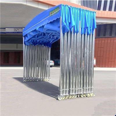 黄州区提供移动雨棚厂家定做物流货物存放遮雨棚工地施工推拉棚