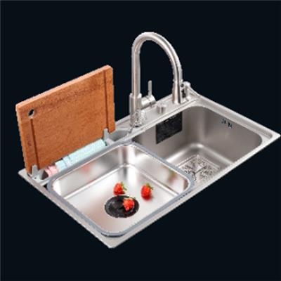 诺帝玛MT8048DB一体式拉伸水槽厨房洗碗水槽实用性强