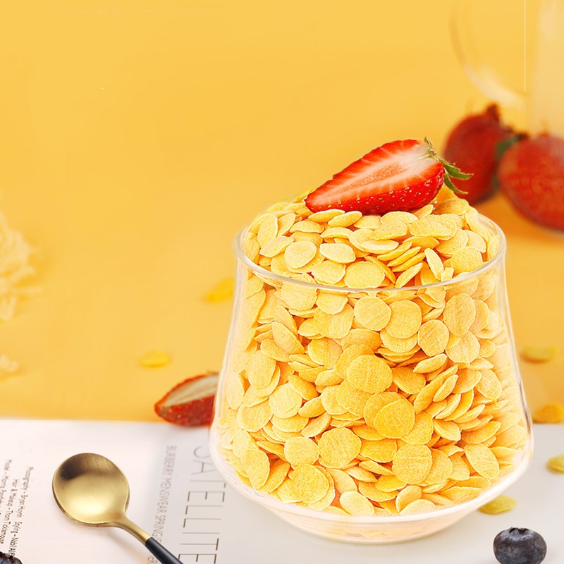 早餐谷物膨化食品设备生产线 多功能玉米片生产线制造商