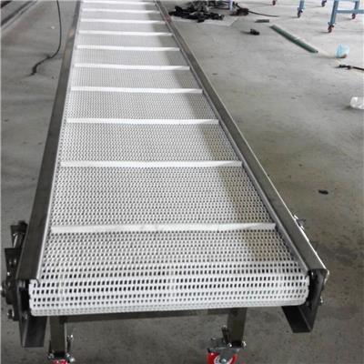 宁津大祁塑料链板输送机小型传动带输送设备工厂食品流水线
