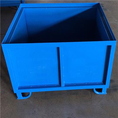 金属箱 固定式可堆垛料箱 金属零件包装箱 铁筐定制