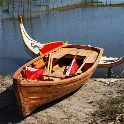 3米欧式摄影船景观装饰休闲手划船可以定做
